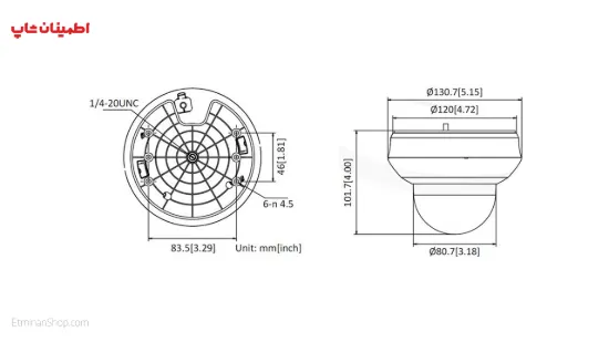 Picture of دوربین هایلوک 2 مگ آی پی مدل  HILOOK IP PTZ-P332ZI-DE3