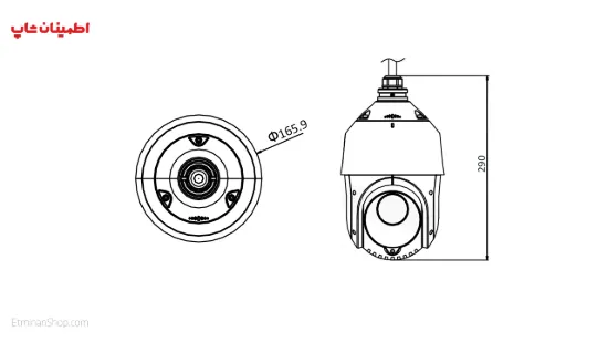 Picture of دوربین هایلوک 2 مگ آی پی مدل   HILOOK IP PTZ-N4215I-DE
