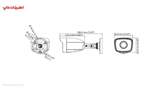 Picture of دوربین هایلوک 2 مگ توربو مدل  HILOOK TURBO THC-B120-P