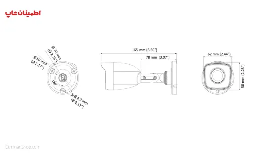 Picture of دوربین هایلوک 4 مگ توربو مدل  HILOOK TURBO THC-B140-P
