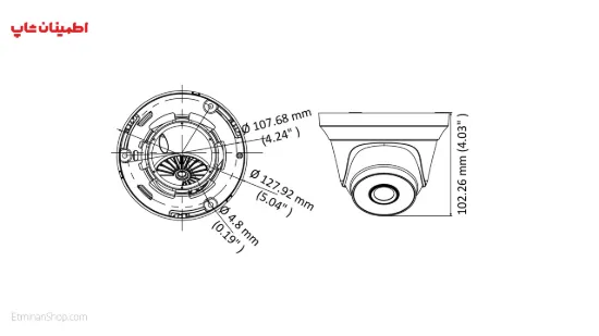 Picture of دوربین هایلوک 4 مگ توربو مدل  HILOOK TURBO THC-T240-M