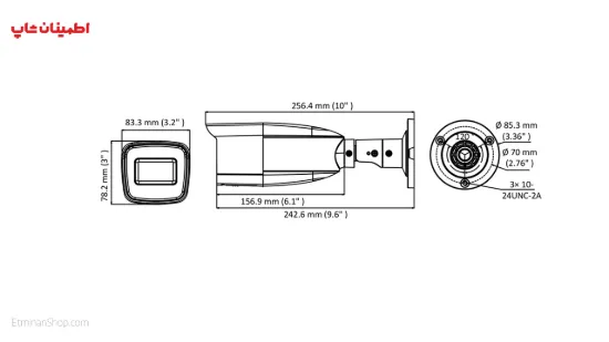 Picture of دوربین هایلوک 2 مگ توربو مدل  HILOOK TURBO THC-B320-VF