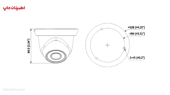 Picture of دوربین دام آی پی DAHUA__DH-IPC-HDW1431SP