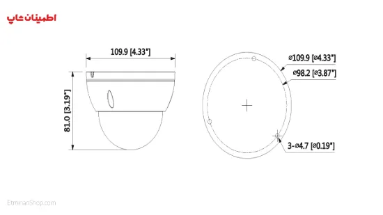Picture of دوربین دام آی پی DAHUA__DH-IPC-HDBW1431EP