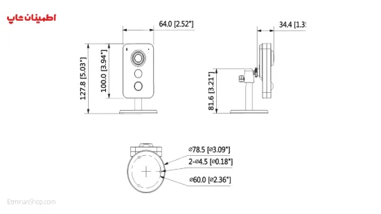 Picture of دوربین کیوب آی پی DAHUA__DH-IPC-K35P