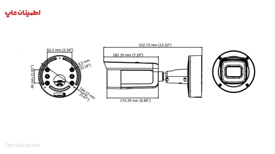 Picture of دوربین هایک ویژن 4 مگاپیکسلی آی پی مدل  HIKVISIONI IP DS-2CD2643G0-IZS-G2