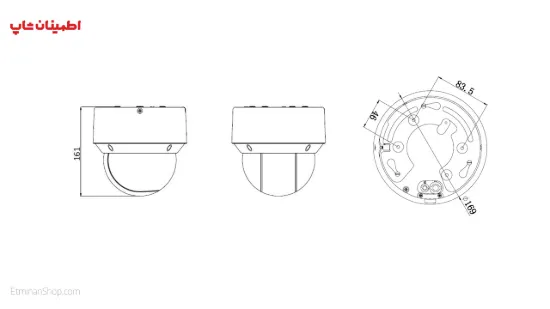 Picture of دوربین هایک ویژن 2 مگاپیکسلی آی پی مدل  HIKVISION IP DS-2DE4A220IWDE