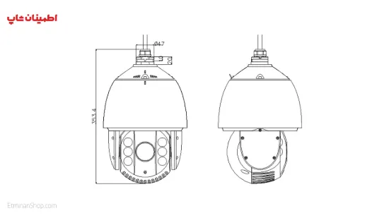 Picture of دوربین هایک ویژن 3 مگاپیکسلی آی پی مدل  HIKVISION IP DS-2DE7320IW-AE
