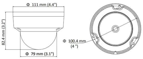 Picture of دوربین هایک ویژن 4 مگاپیکسلی آی پی مدل HikVision ip 2cd1143g0-i