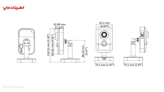 Picture of دوربین هایک ویژن 4 مگاپیکسلی آی پی مدل HIKVISION IP DS-2CD2443G0-IW