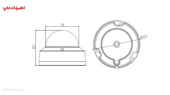 Picture of دوربین هایک ویژن 5 مگاپیکسلی آی پی مدل HIKVISION DS-2CD2152F-IS