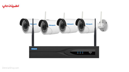 Picture of پکیج دوربین 4 کانال 2 مگ بی سیم ویدیوپارک 4CH Wifi NVR Kit videopark