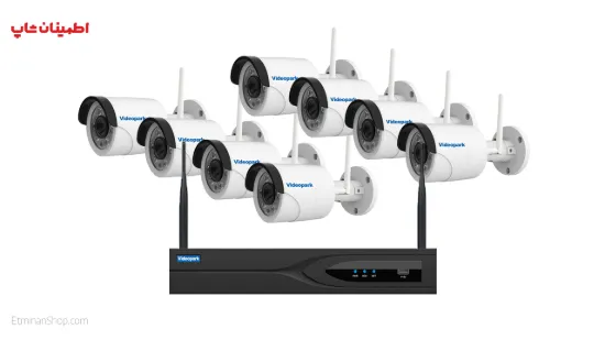Picture of پکیج دوربین 8 کانال 2 مگ بی سیم ویدیوپارک 8CH Wifi NVR Kit videopark