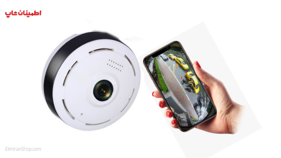 Picture of دوربین 2 مگاپیکسل چشم ماهی 360 درجه رم خور وای فای (Fisheye) مدل WiFi VRCAM 