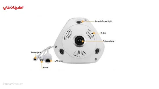 Picture of دوربین آی پی 2 مگاپیکسل چشم ماهی 360 درجه (Fisheye) مدل VRP-IPX 