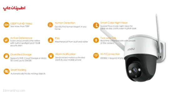 Picture of دوربین بیسیم مینی اسپیددام آیمو مدل imou cruiser-ipc-s22fp