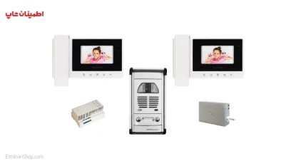 Picture of پکیج آیفون تصویری 2 واحدی سیماران مدل VFC2D-43HS